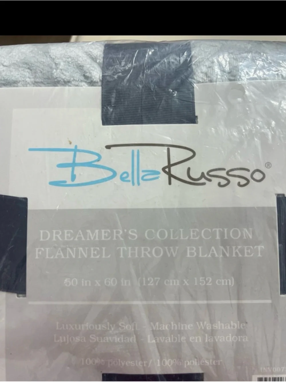 Dreamer's Collection Soft Flannel Throw Blanket - Light Blue